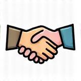 Helping hands icon